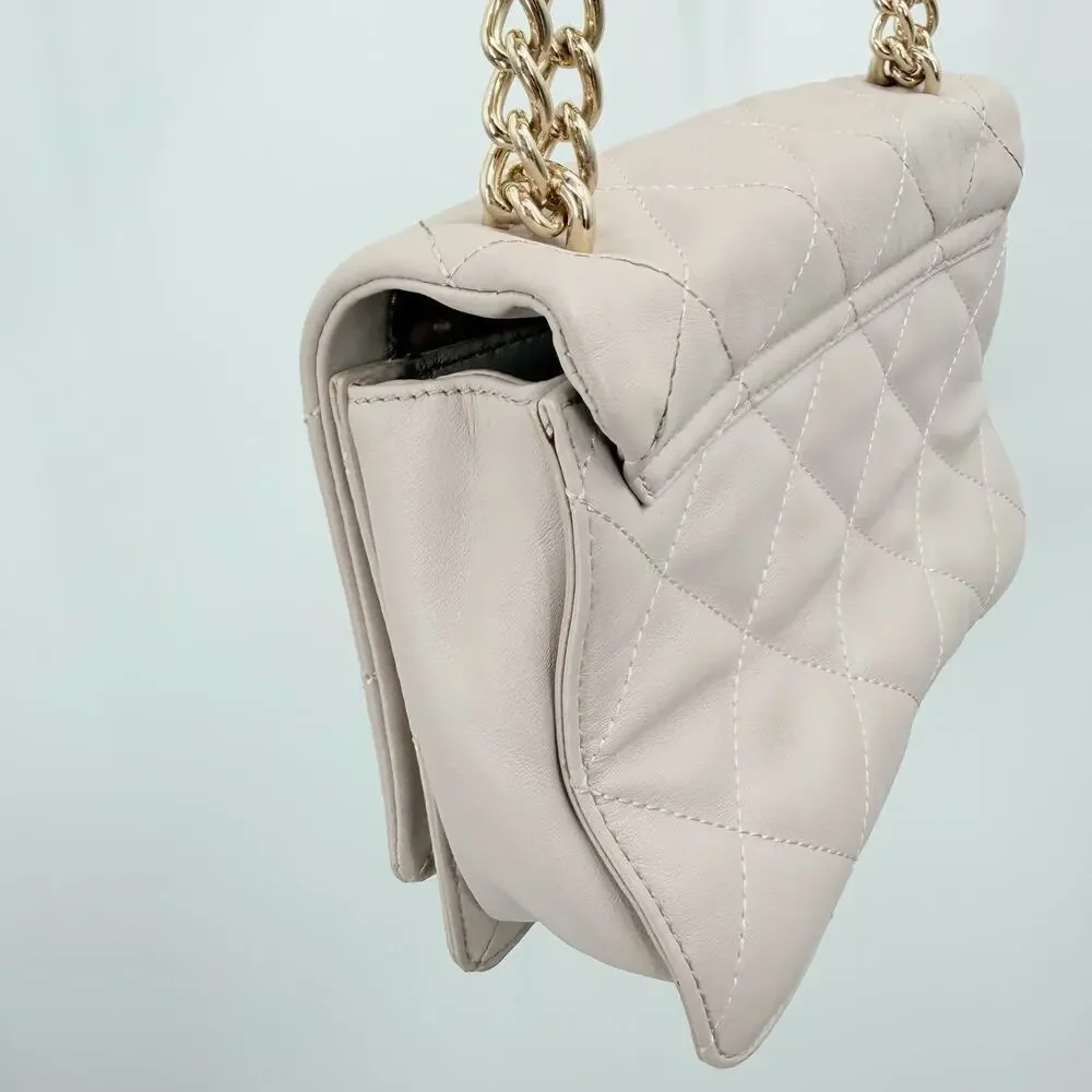 Kate Spade Mousse Frosting Quilted Leather Emerson Place Vivenna Shoulder Bag